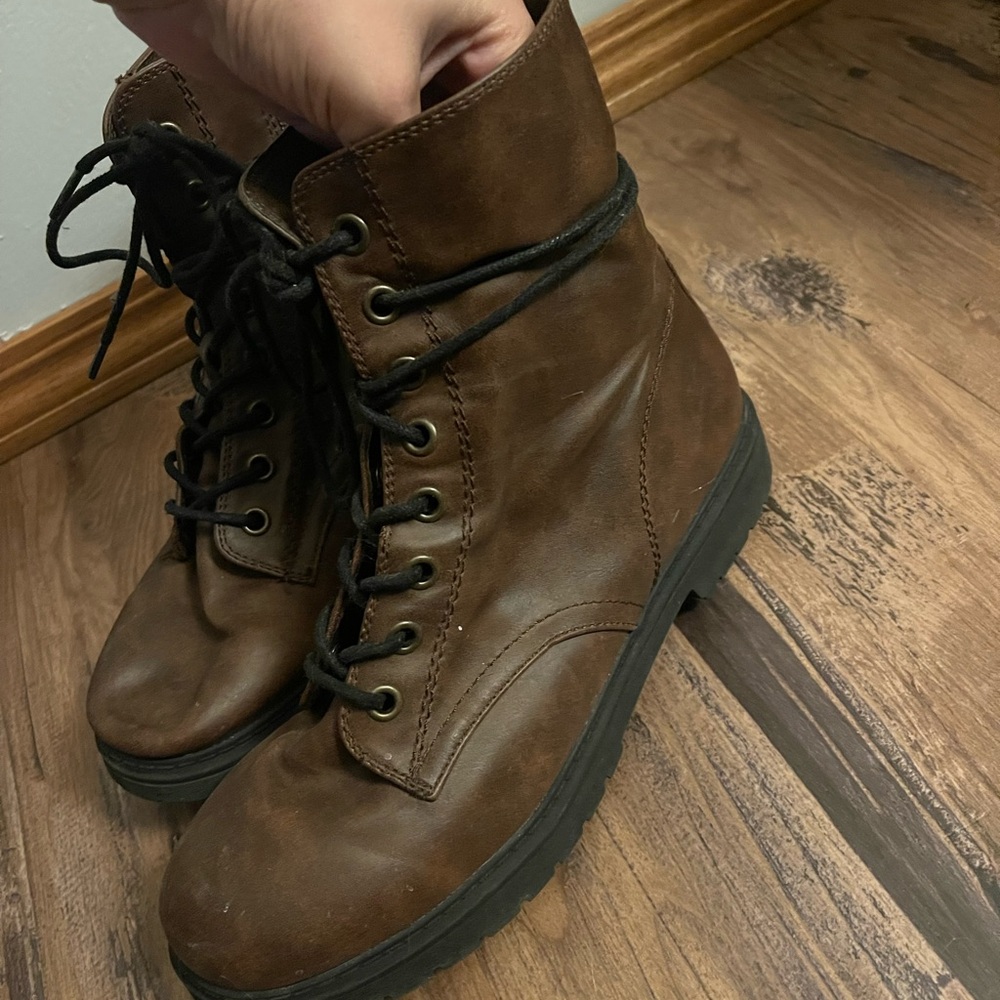 Brown Leather Boots